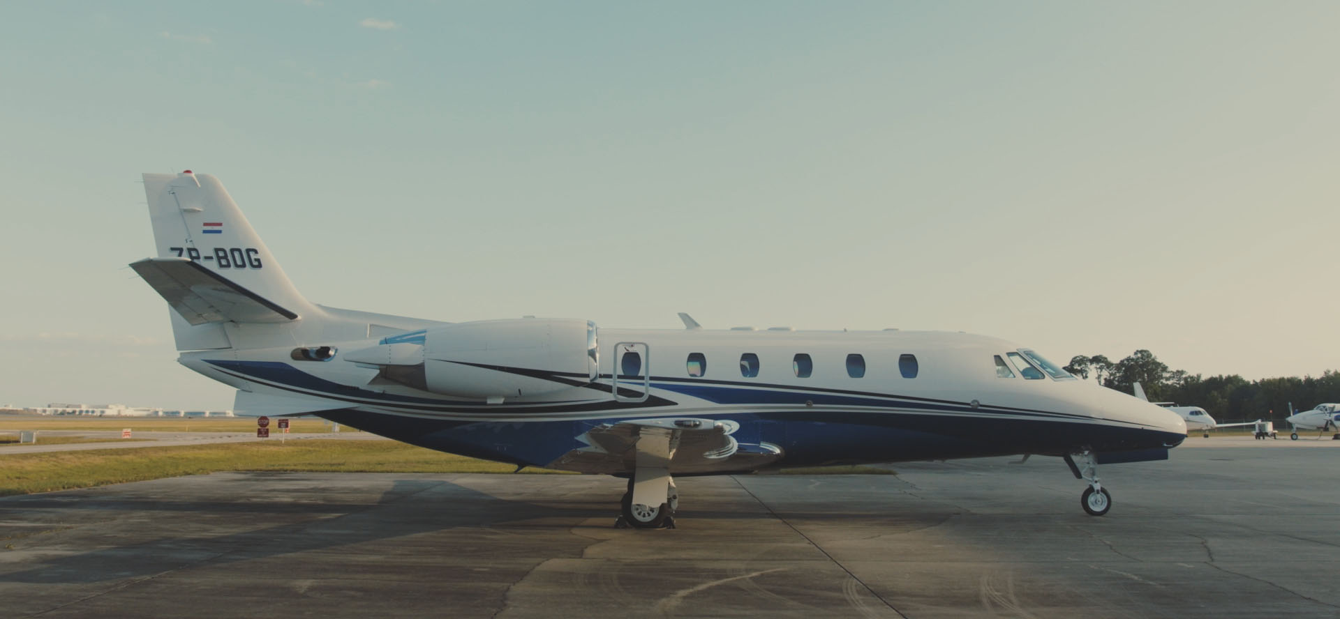 Exterior of Citation XLS aircraft.